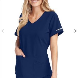 Navy Sketcher Barco Scrubs